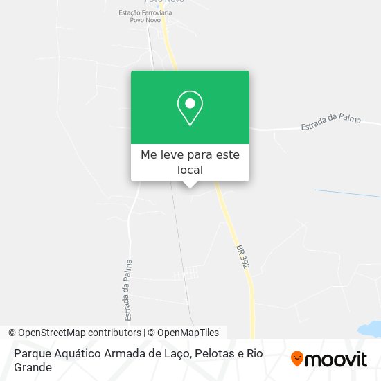 Parque Aquático Armada de Laço mapa