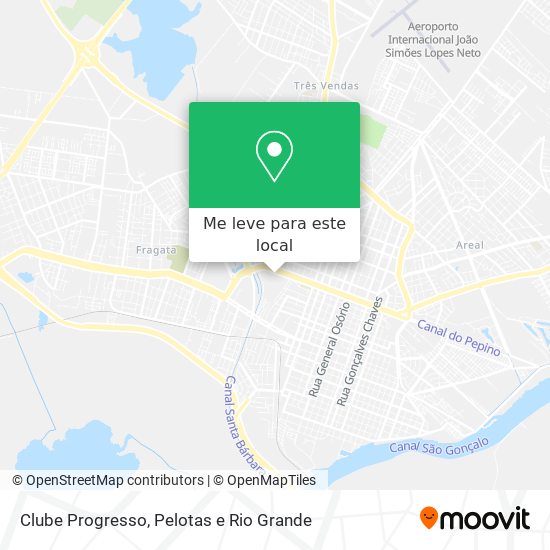 Clube Progresso mapa