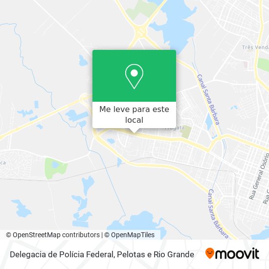 Delegacia de Polícia Federal mapa