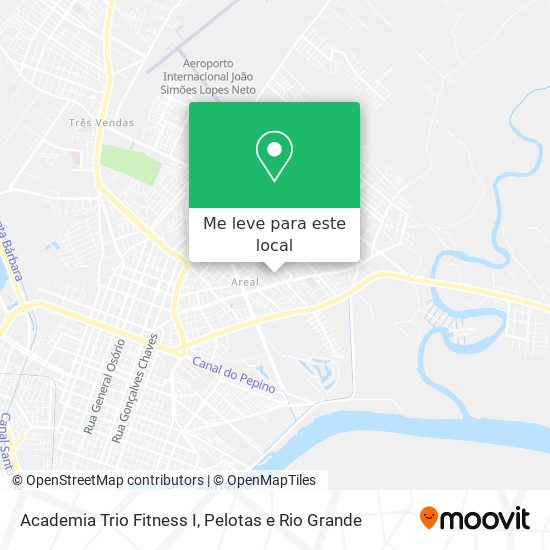 Academia Trio Fitness I mapa