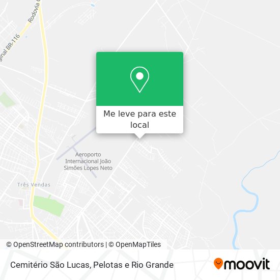 Cemitério São Lucas mapa