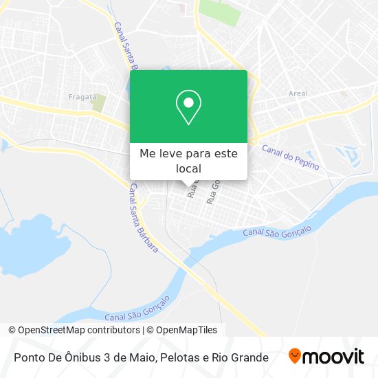 Ponto De Ônibus 3 de Maio mapa