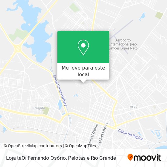 Loja taQi Fernando Osório mapa