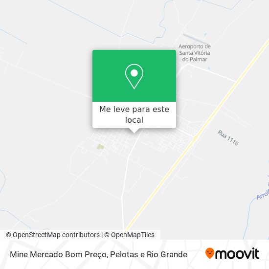 Mine Mercado Bom Preço mapa