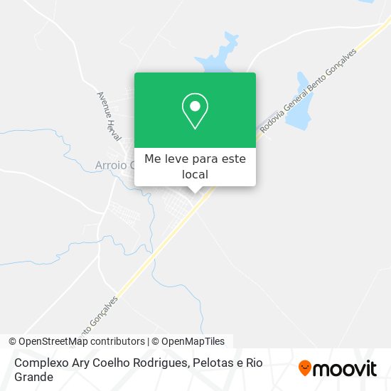 Complexo Ary Coelho Rodrigues mapa