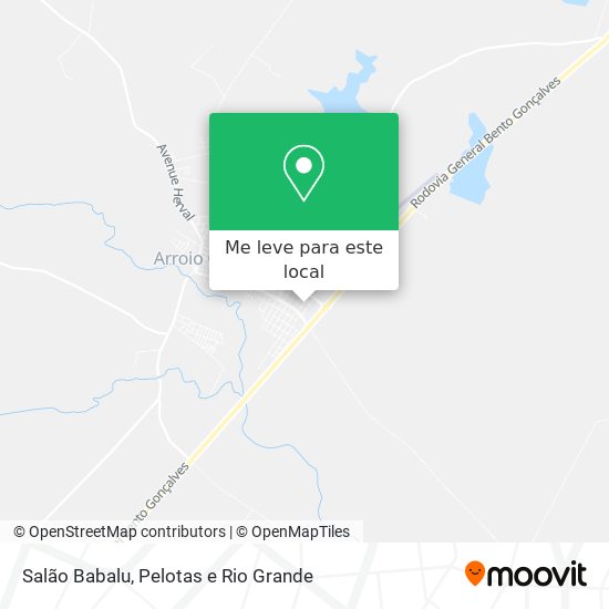 Salão Babalu mapa