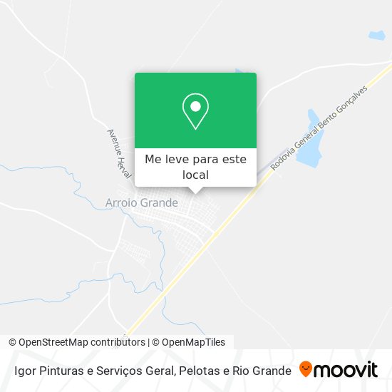 Igor Pinturas e Serviços Geral mapa
