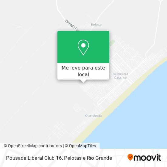 Pousada Liberal Club 16 mapa