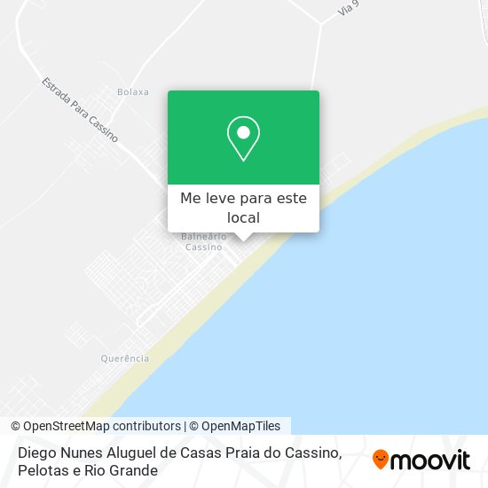Diego Nunes Aluguel de Casas Praia do Cassino mapa
