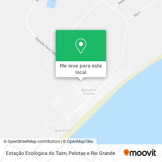 Estação Ecológica do Taim mapa