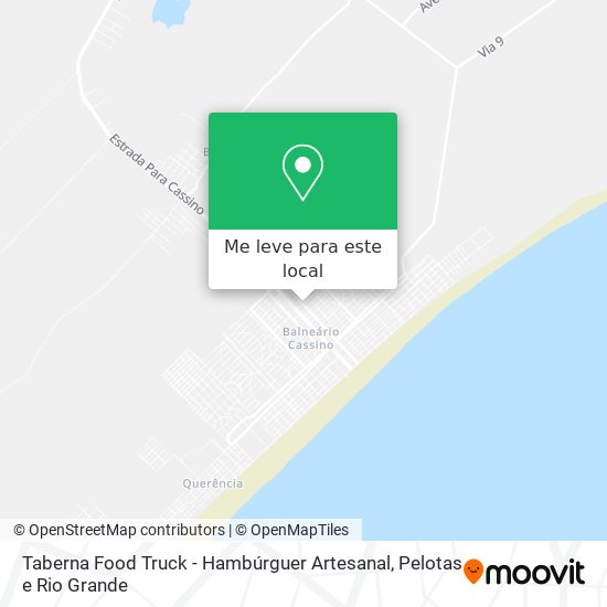 Taberna Food Truck - Hambúrguer Artesanal mapa