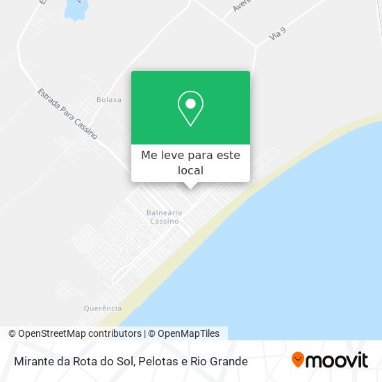 Mirante da Rota do Sol mapa