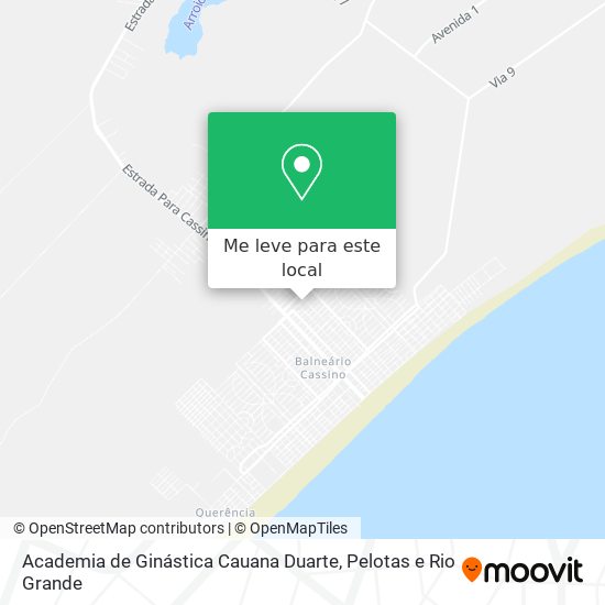 Academia de Ginástica Cauana Duarte mapa