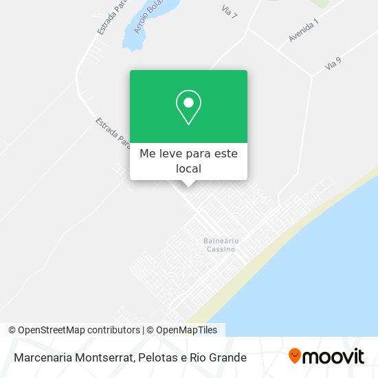 Marcenaria Montserrat mapa
