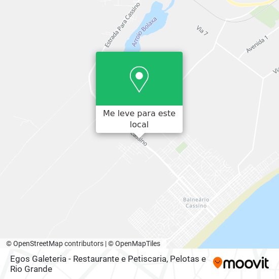 Egos Galeteria - Restaurante e Petiscaria mapa