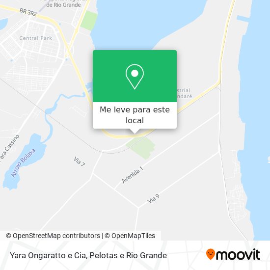 Yara Ongaratto e Cia mapa