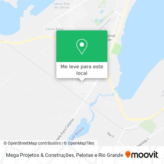 Mega Projetos & Construções mapa