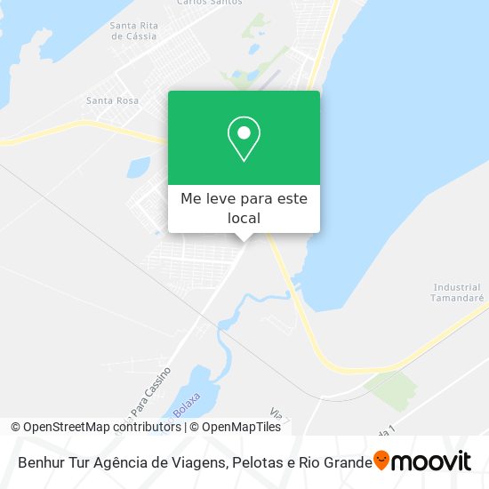 Benhur Tur Agência de Viagens mapa