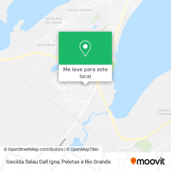 Gecilda Selau Dall Igna mapa