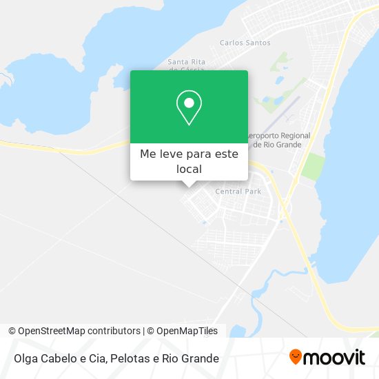 Olga Cabelo e Cia mapa