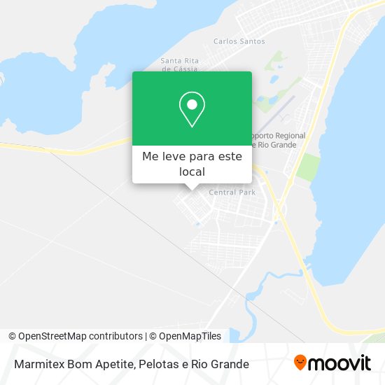 Marmitex Bom Apetite mapa