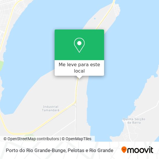 Porto do Rio Grande-Bunge mapa