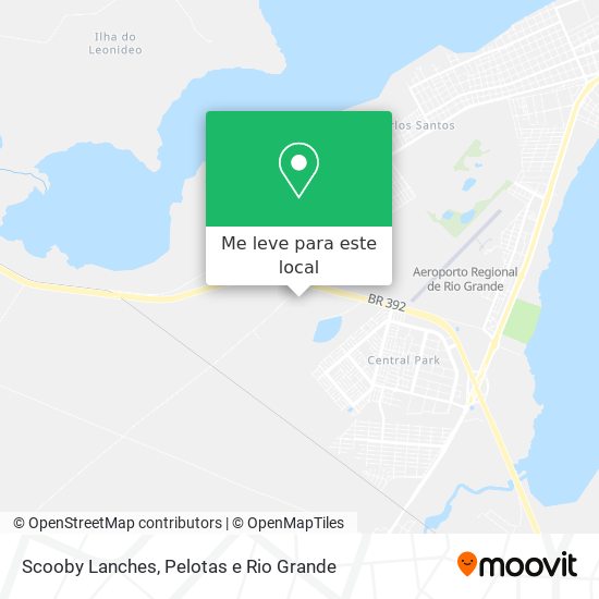 Scooby Lanches mapa