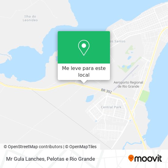 Mr Gula Lanches mapa