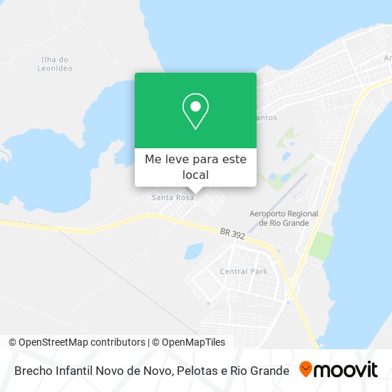 Brecho Infantil Novo de Novo mapa