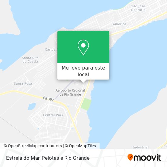 Estrela do Mar mapa