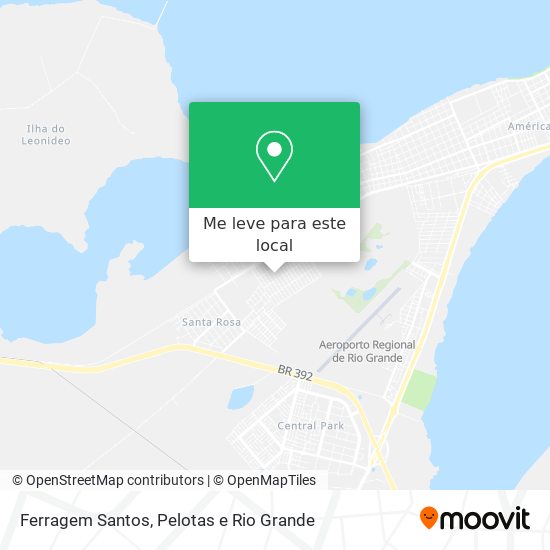 Ferragem Santos mapa