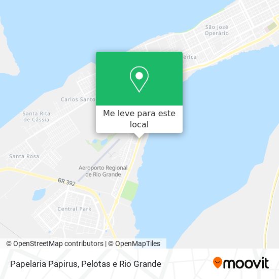 Papelaria Papirus mapa
