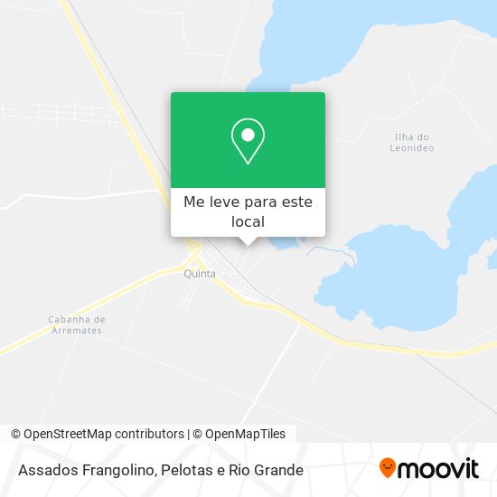 Assados Frangolino mapa