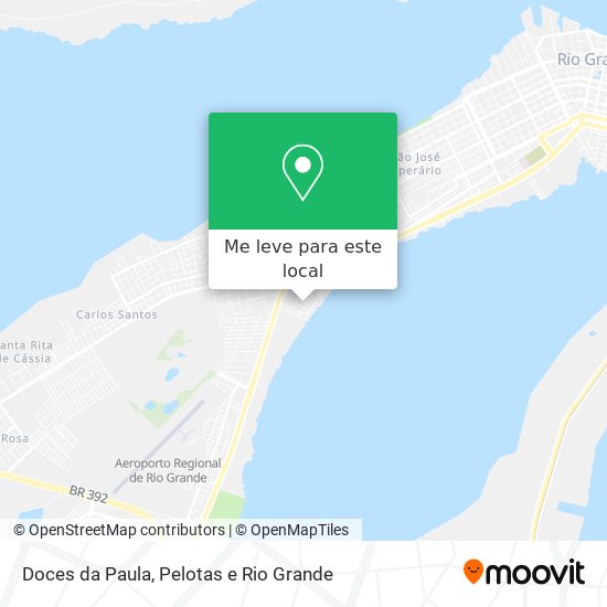 Doces da Paula mapa