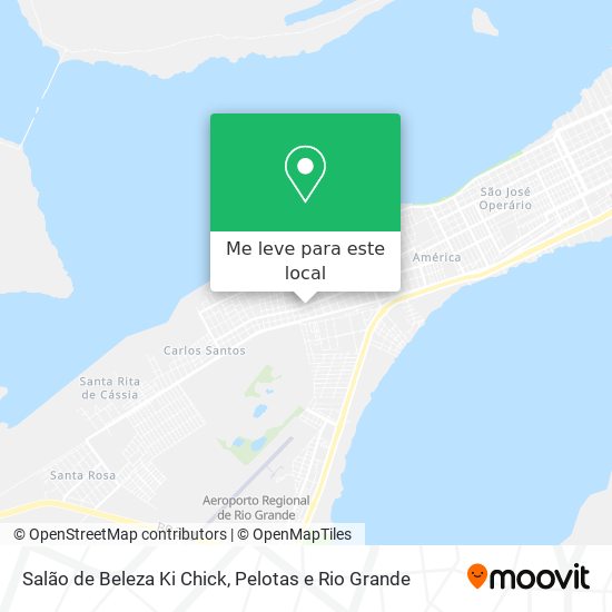 Salão de Beleza Ki Chick mapa