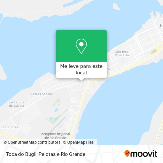 Toca do Bugil mapa