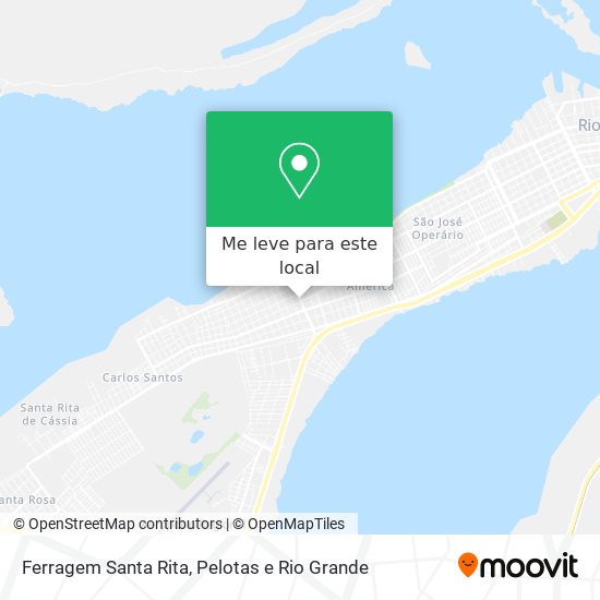 Ferragem Santa Rita mapa