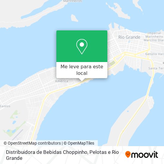 Distribuidora de Bebidas Choppinho mapa