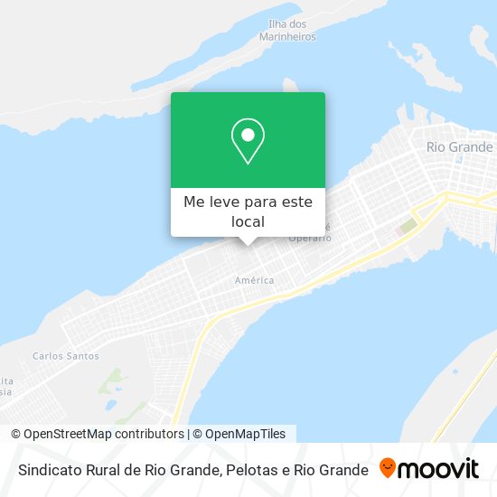 Sindicato Rural de Rio Grande mapa