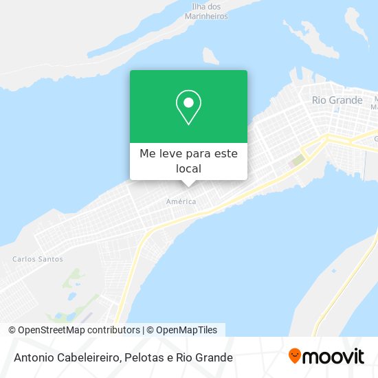Antonio Cabeleireiro mapa