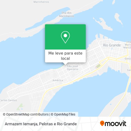 Armazem Iemanja mapa