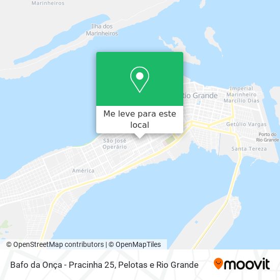 Bafo da Onça - Pracinha 25 mapa