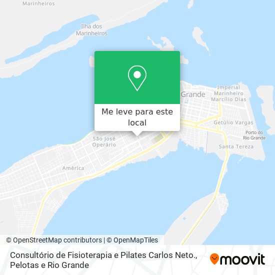 Consultório de Fisioterapia e Pilates Carlos Neto. mapa