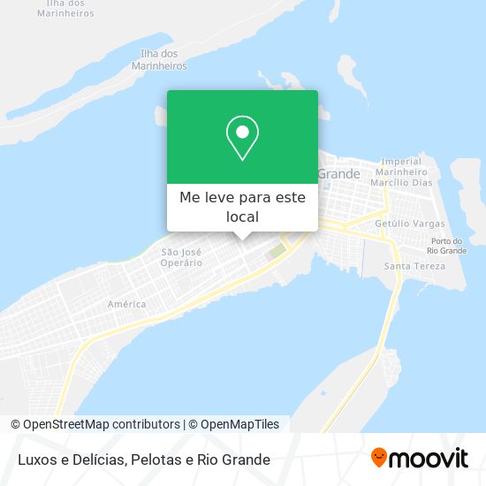 Luxos e Delícias mapa