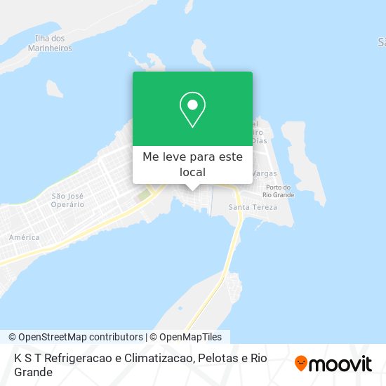 K S T Refrigeracao e Climatizacao mapa