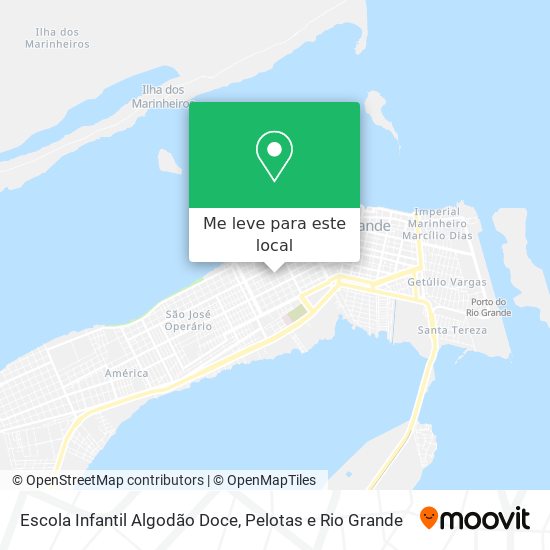 Escola Infantil Algodão Doce mapa