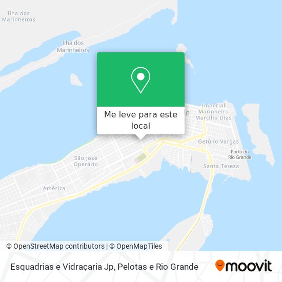 Esquadrias e Vidraçaria Jp mapa