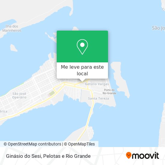 Ginásio do Sesi mapa