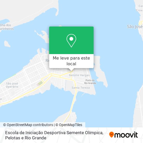 Escola de Iniciação Desportiva Semente Olímpica mapa