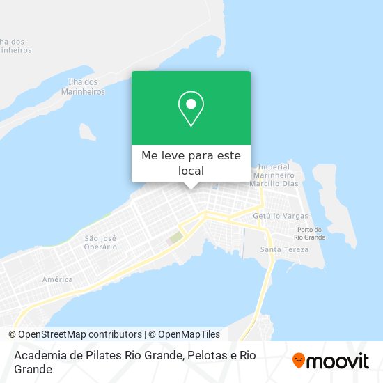 Academia de Pilates Rio Grande mapa